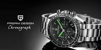 Auto Date Speed Chronograph AR Sapphire Mirror Wrist watch