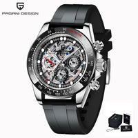PAGANI Design Men Rainbow Rainbow Dial Stainless Steel Sapphire Watches