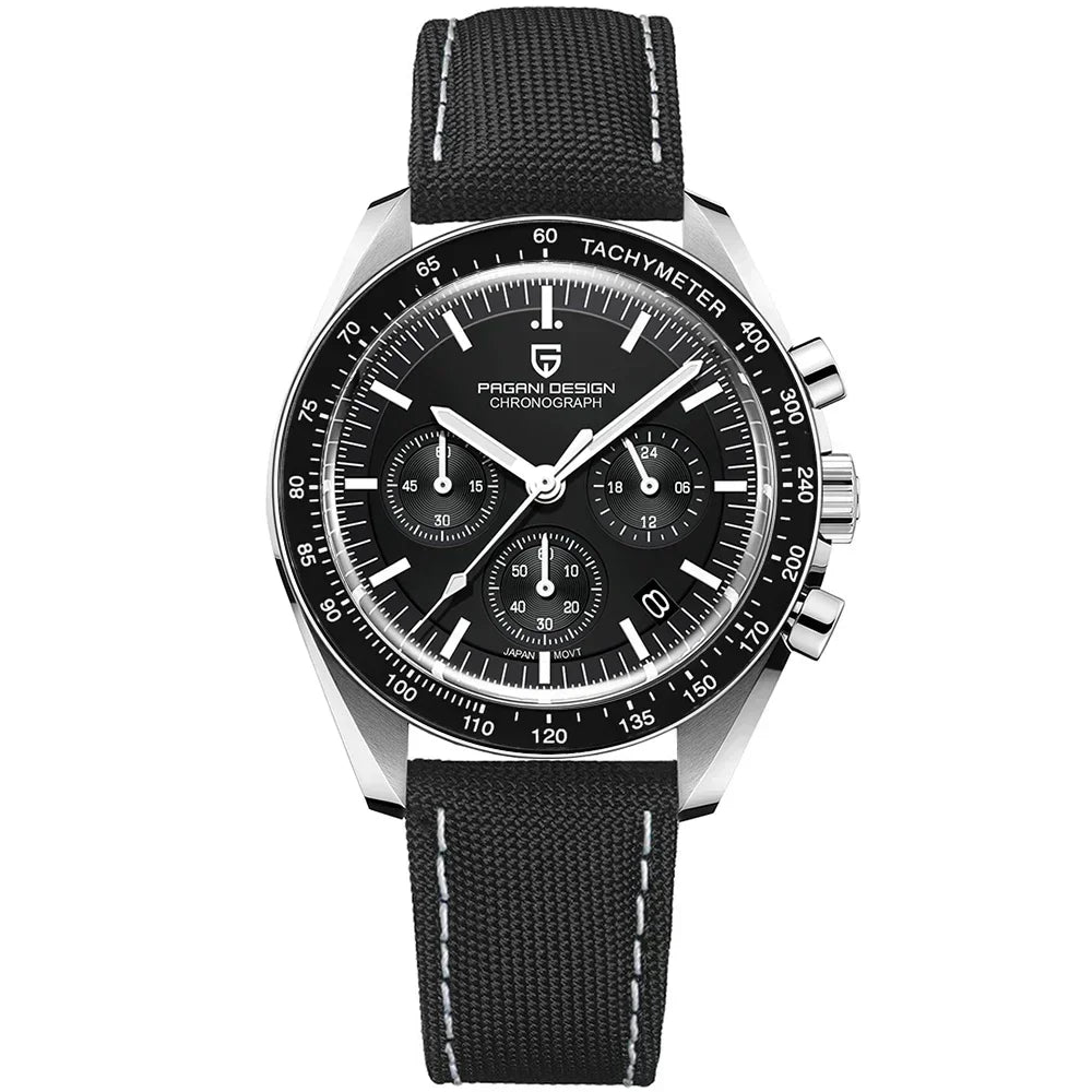Auto Date Speed Chronograph AR Sapphire Mirror Wrist watch