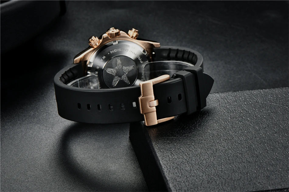 PAGANI Meteorite Dial Sapphire mirror Luminous Waterproof Man watch