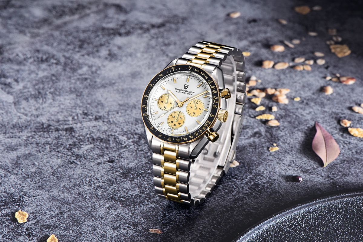 Auto Date Speed Chronograph AR Sapphire Mirror Wrist watch