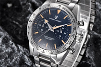 PAGANI DESIGN 2026 NEW Moon Top Brand Quartz Watch For Men Speed Chronograph Waterproof VK64 AR Sapphire Mirror Wristwatch 1766