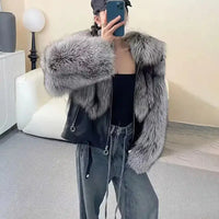 Real Red Fox Fur Trim - Premium Winter Jacket