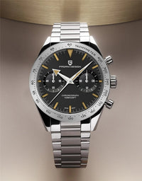 PAGANI DESIGN 2026 NEW Moon Top Brand Quartz Watch For Men Speed Chronograph Waterproof VK64 AR Sapphire Mirror Wristwatch 1766