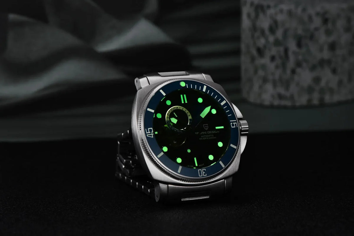 PAGANI DESIGN 2024 Original 43MM Men's Automatic Mechanical Watch NH39 200M Waterproof AR Sapphire Mirror Watches For Men ﻿