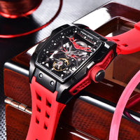 PAGANI DESIGN 42MM New fashion Hollow Back Transparent Movement Luxury Men Watch Sapphire Glass Automatic Men Watches For Men