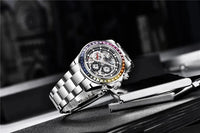 PAGANI Design Men Rainbow Rainbow Dial Stainless Steel Sapphire Watches