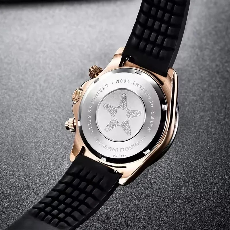 PAGANI Meteorite Dial Sapphire mirror Luminous Waterproof Man watch
