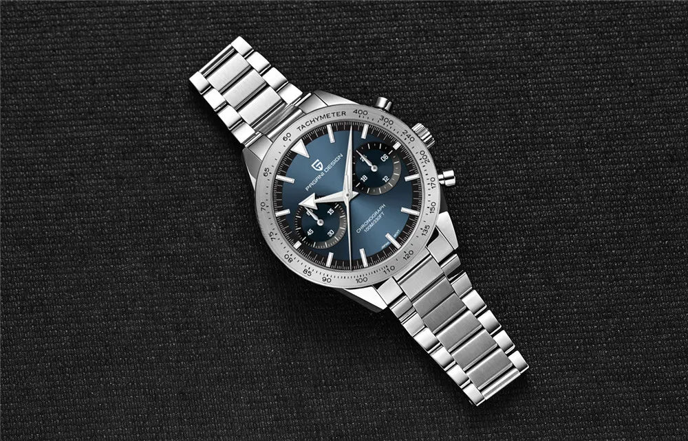 PAGANI DESIGN 2026 NEW Moon Top Brand Quartz Watch For Men Speed Chronograph Waterproof VK64 AR Sapphire Mirror Wristwatch 1766