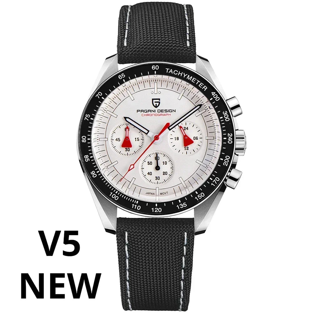 Auto Date Speed Chronograph AR Sapphire Mirror Wrist watch