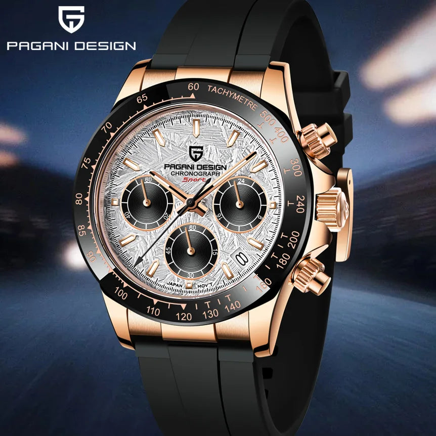 PAGANI Meteorite Dial Sapphire mirror Luminous Waterproof Man watch