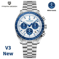 Auto Date Speed Chronograph AR Sapphire Mirror Wrist watch