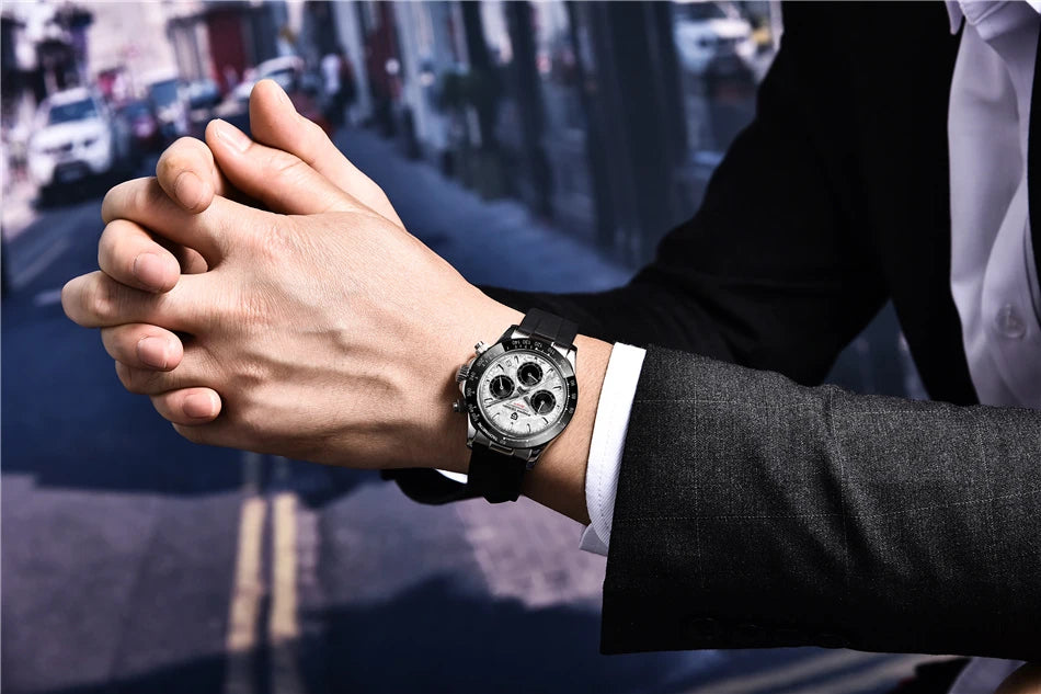 PAGANI Meteorite Dial Sapphire mirror Luminous Waterproof Man watch