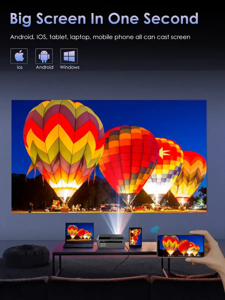 Auto Focus 4K Projector for Movies