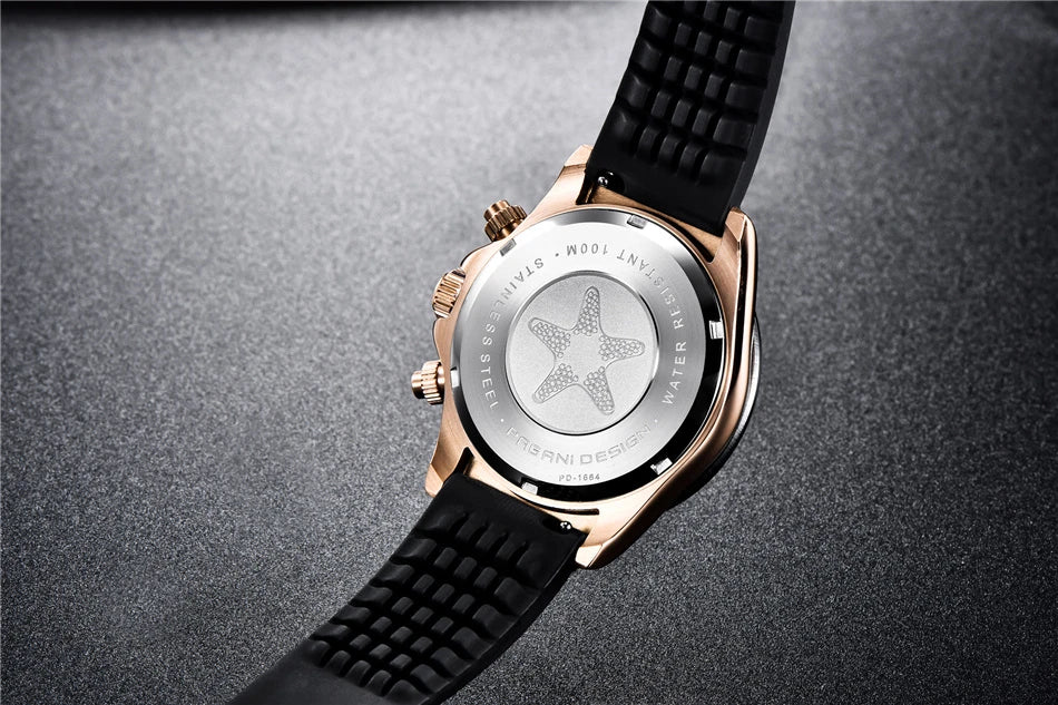 PAGANI Meteorite Dial Sapphire mirror Luminous Waterproof Man watch