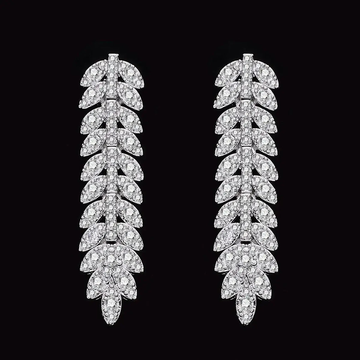 Bridal Zirconia Jewelry Sets For Women Party, platinum plating CZ Crystal Wedding Jewelry Sets