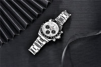 PAGANI DESIGN V2 40MM Meteorite dial Men Quartz Watches Sapphire Retro Chronograph  Waterproof Watch For Men Reloj0 hombr