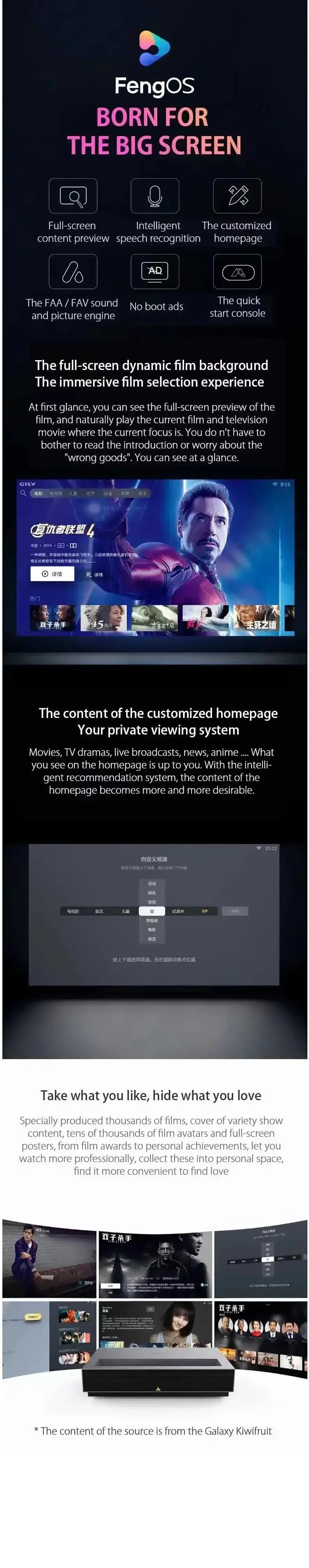 Formovie 4K Pro Ultra Short Throw Laser Projector