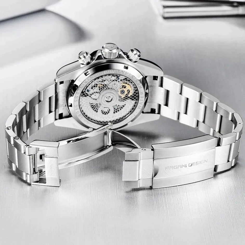 PAGANI Design Men Rainbow Rainbow Dial Stainless Steel Sapphire Watches