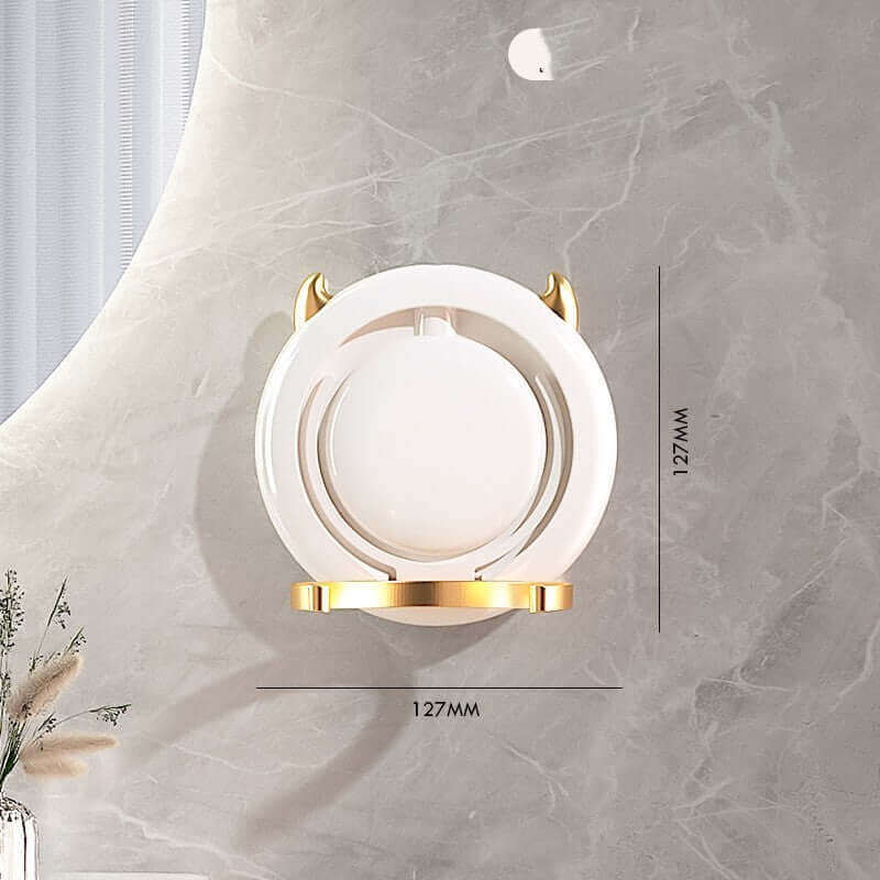 Declutter Your Bathroom: Hair Dryer Shelf Wall Hanging Organizer