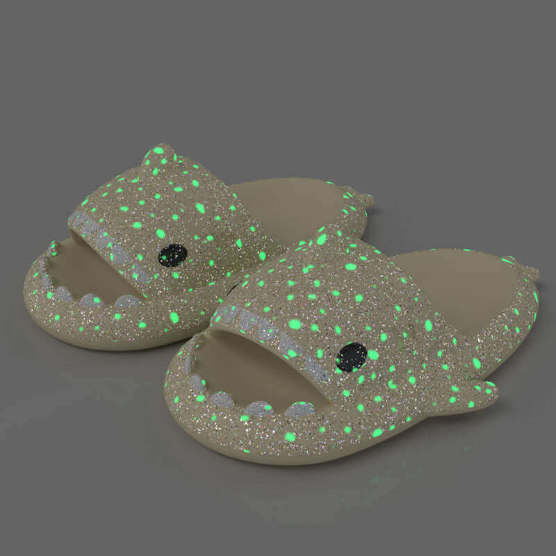 Glowing Shark Flip-Flops: Illuminate Your Bathroom with Fun and Safety
