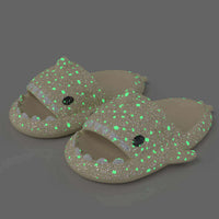 Glowing Shark Flip-Flops: Illuminate Your Bathroom with Fun and Safety
