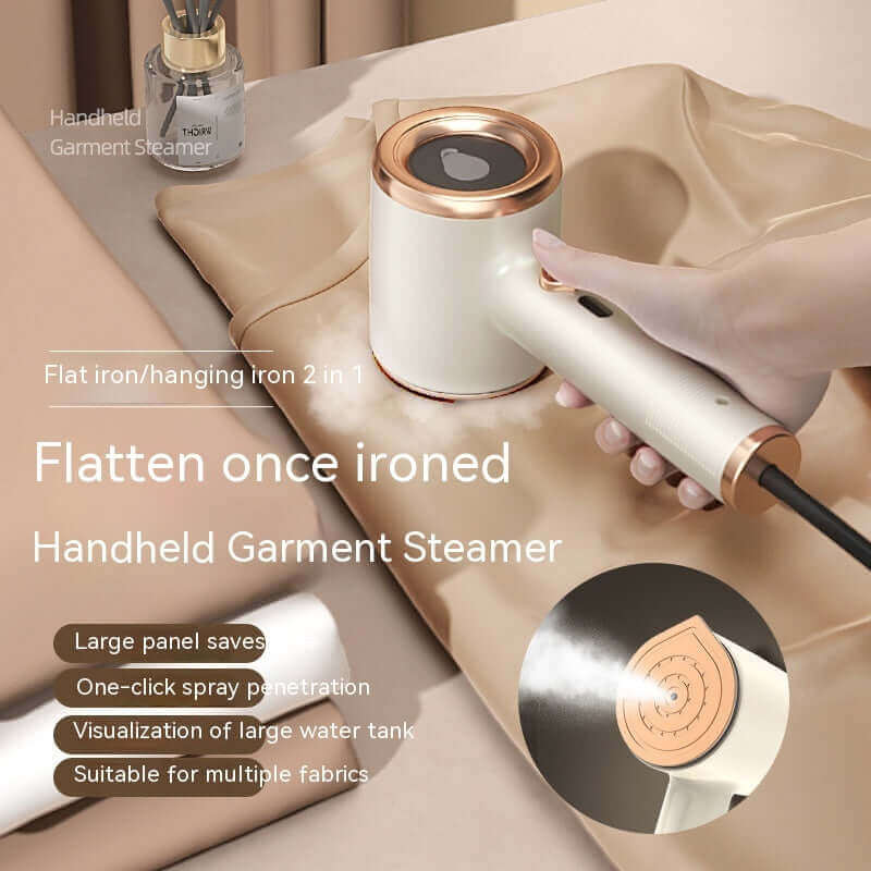 Wrinkle-Free on the Go! Mini Portable Steamer for Travel & Home