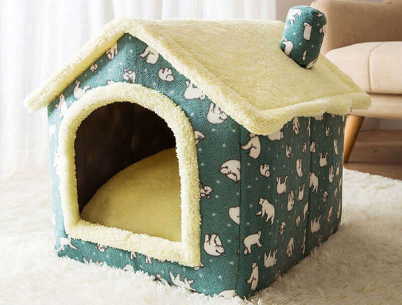 Foldable Self-Warming Pet Nest for Cats and Dogs