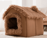 Foldable Self-Warming Pet Nest for Cats and Dogs