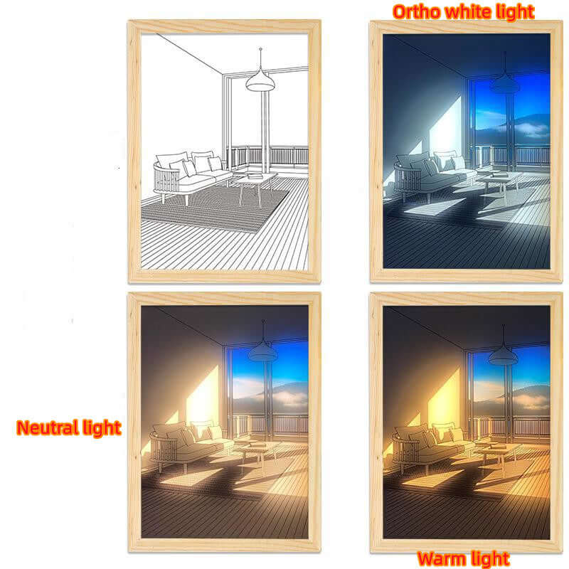 LED Decorative Bedside Painting
