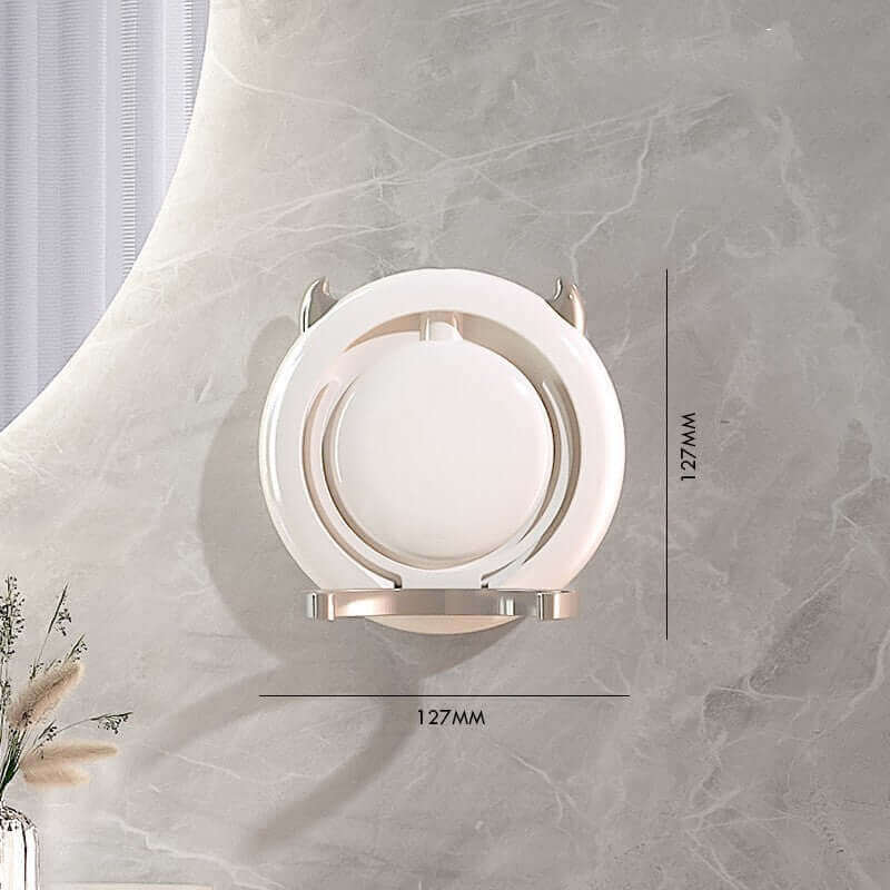 Declutter Your Bathroom: Hair Dryer Shelf Wall Hanging Organizer