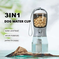 3 in 1 Hundewasserbecher, Trink- und Futtermüllbeutel