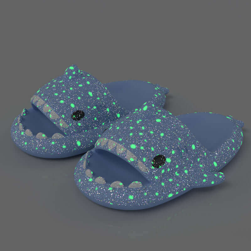 Glowing Shark Flip-Flops: Illuminate Your Bathroom with Fun and Safety