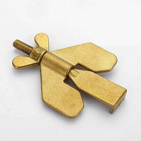 High-quality 304 stainless steel portable hotel door lock in gold finish for travel anti-theft and childproof safety