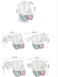 Multifunctional Toothbrush Holder: Organize Your Bathroom Essentials with Ease