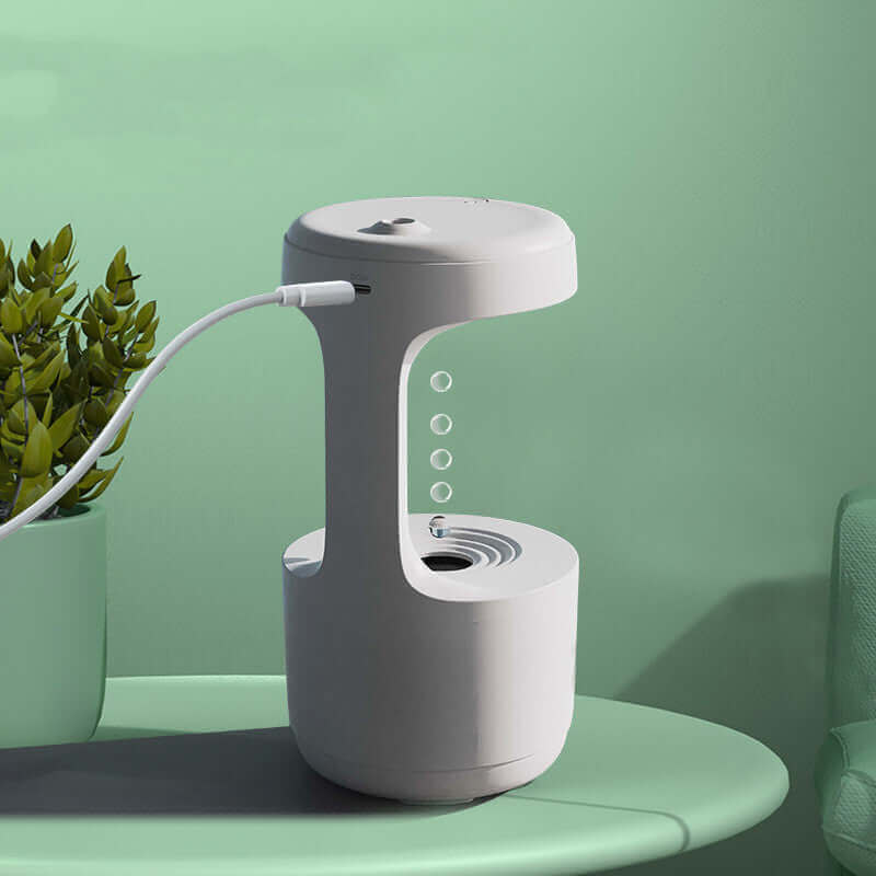 Bedroom Anti-Gravity Humidifier With Clock
