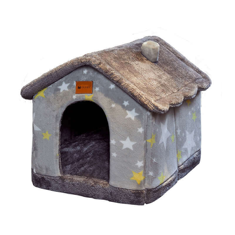 Foldable Self-Warming Pet Nest for Cats and Dogs
