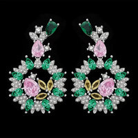2024 New Cubic Zirconia 4-piece Bridal Wedding Jewelry Set Fashion Dubai Saudi Jewelry Set Women's Wedding Set