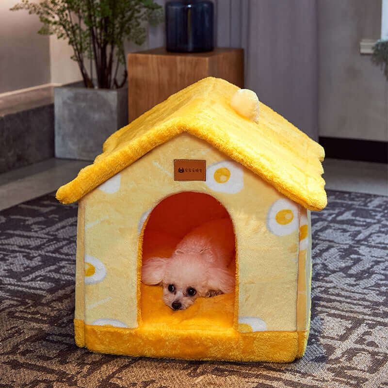 Foldable Self-Warming Pet Nest for Cats and Dogs