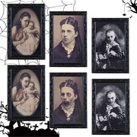 Halloween Deco  3D Face Moving Horror Portrait