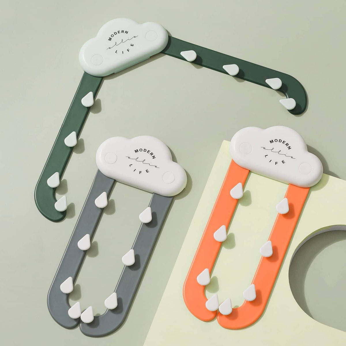 Triangular Cloud Sink Drain Rack