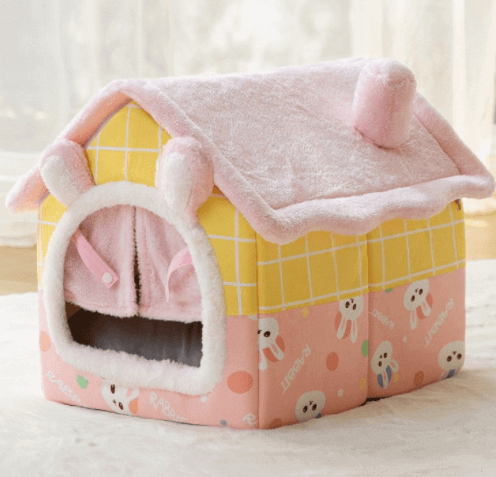 Foldable Self-Warming Pet Nest for Cats and Dogs