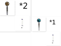 Water Saving Shower Head with 360-Degree Rotation - Pressurized, Built-in Turbofan, Detachable