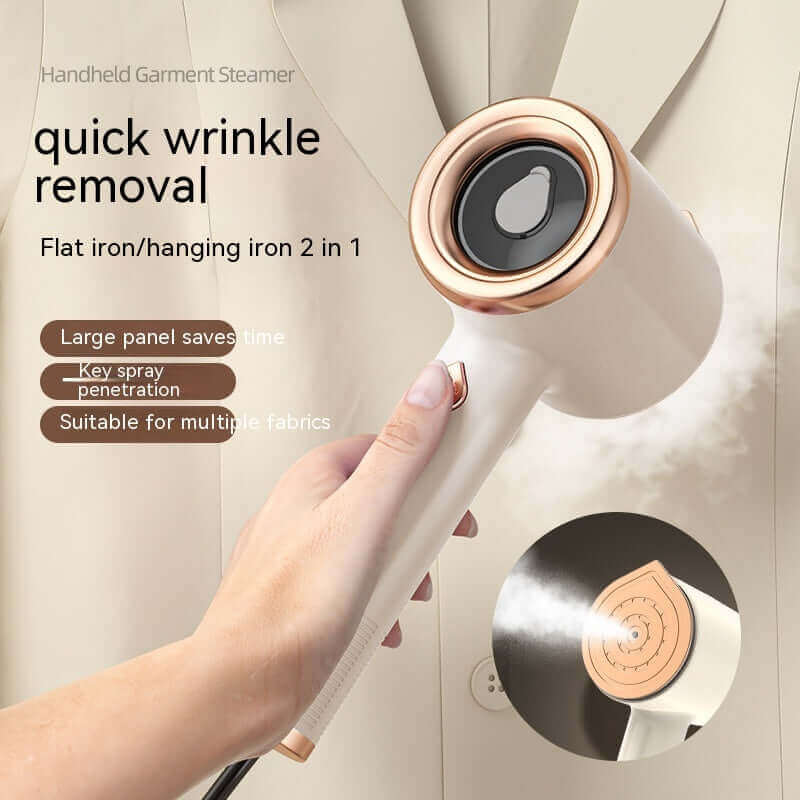 Wrinkle-Free on the Go! Mini Portable Steamer for Travel & Home