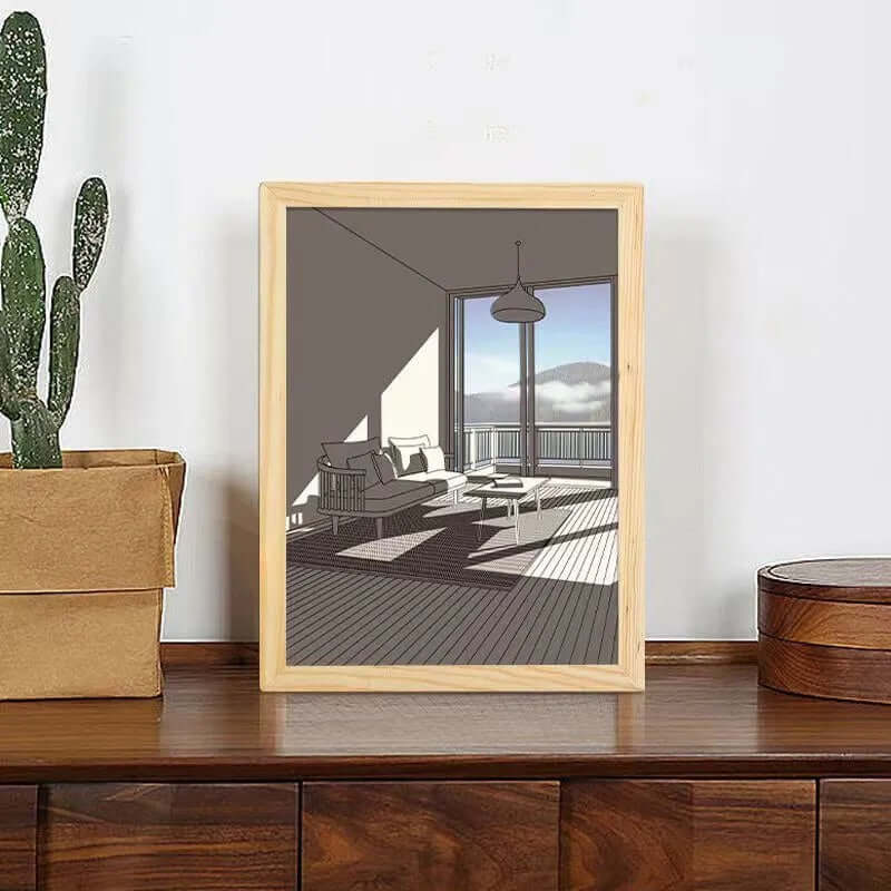 LED Decorative Bedside Painting