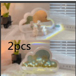 Tulip Cloud Night Lamp DIY Material