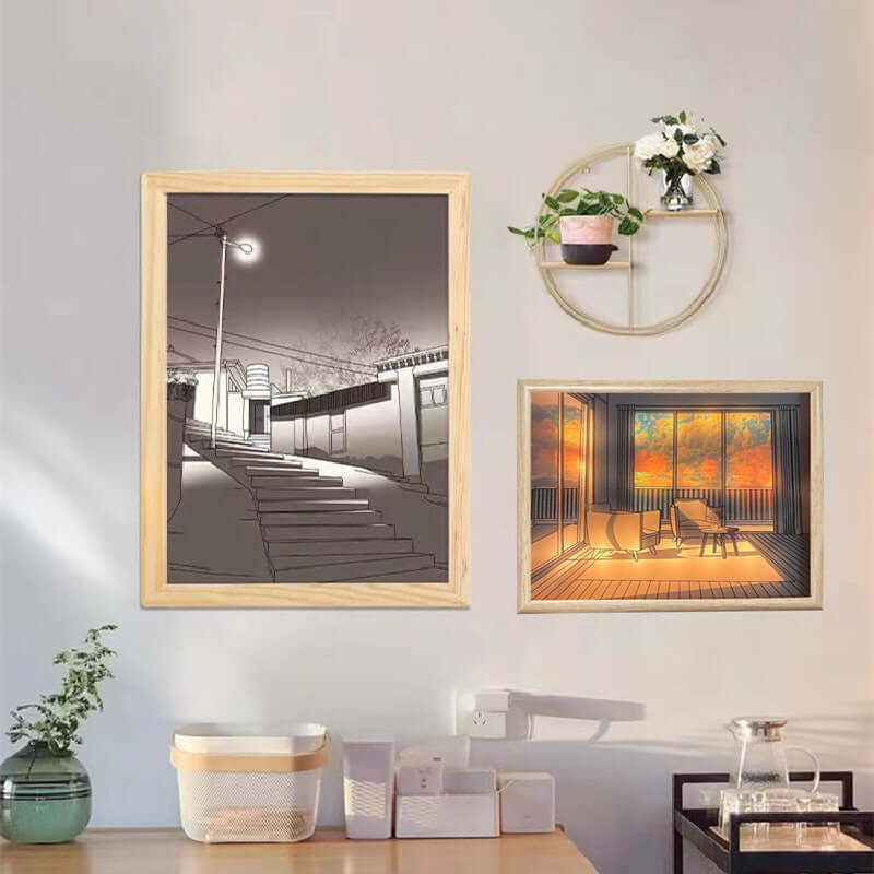LED Decorative Bedside Painting