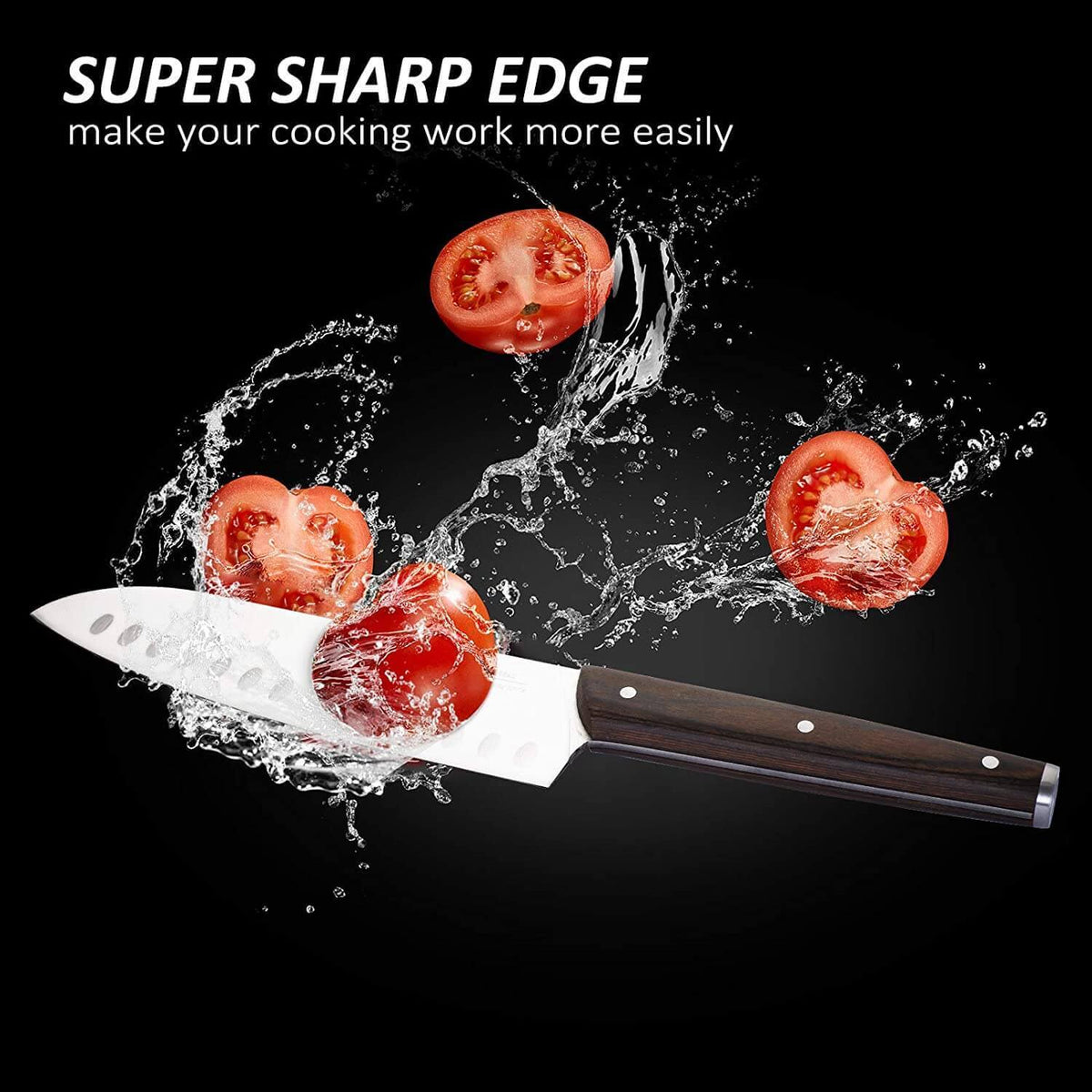 Kitchen Knife Sets, 15 Pcs