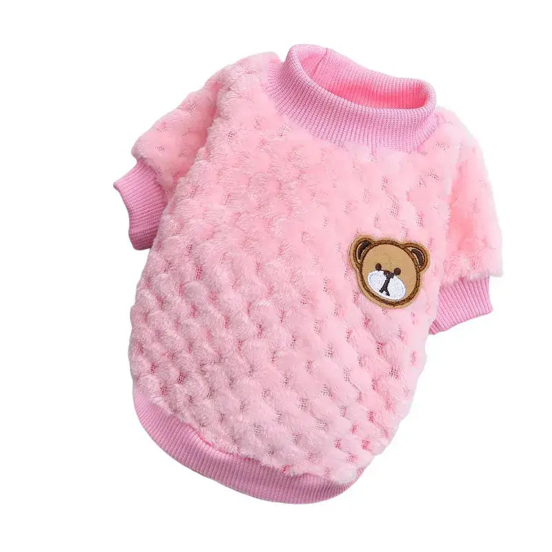 Bear Embroidery Pet Vest